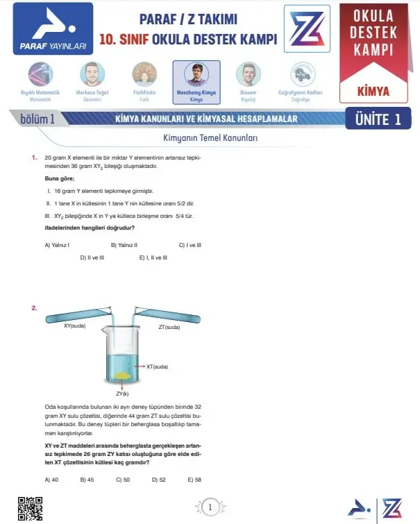 10.sinif-kimya-1.donem-1.yazili-coktan-secmeli-sorular