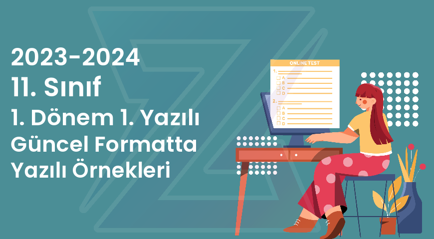 2023-2024 MEB 11.Sınıf Güncel Formata Uygun Yazılı Örnekleri - MEB 11. Sınıf Güncel Formata Uygun Sınav Örnekleri   Bildiği...
