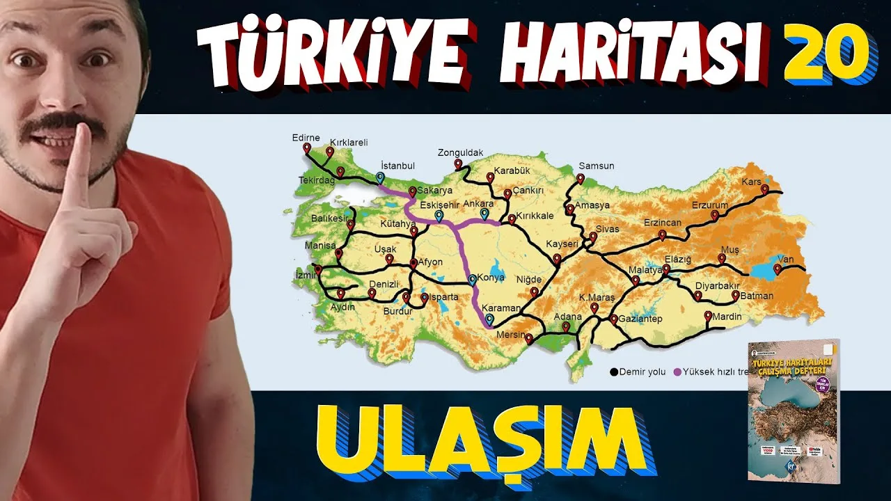 Coğrafyanın Kodları - Türkiye'de Ulaşım Harita Bilgisi Çalışması PDF - PDF'yi indirmek için tıklayın! COĞRAFYA TÜRKİYE'DE ULAŞIM HA...