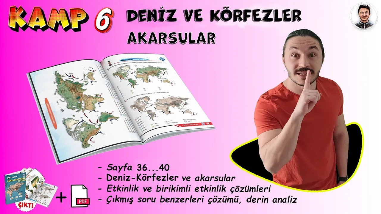 Coğrafyanın Kodları - Dünya Akarsular, Deniz Ve Körfezler Harita Bilgisi Çalışması - PDF'yi indirmek için tıklayın! COĞRAFYA DÜNYA AKARSULAR DENİ...