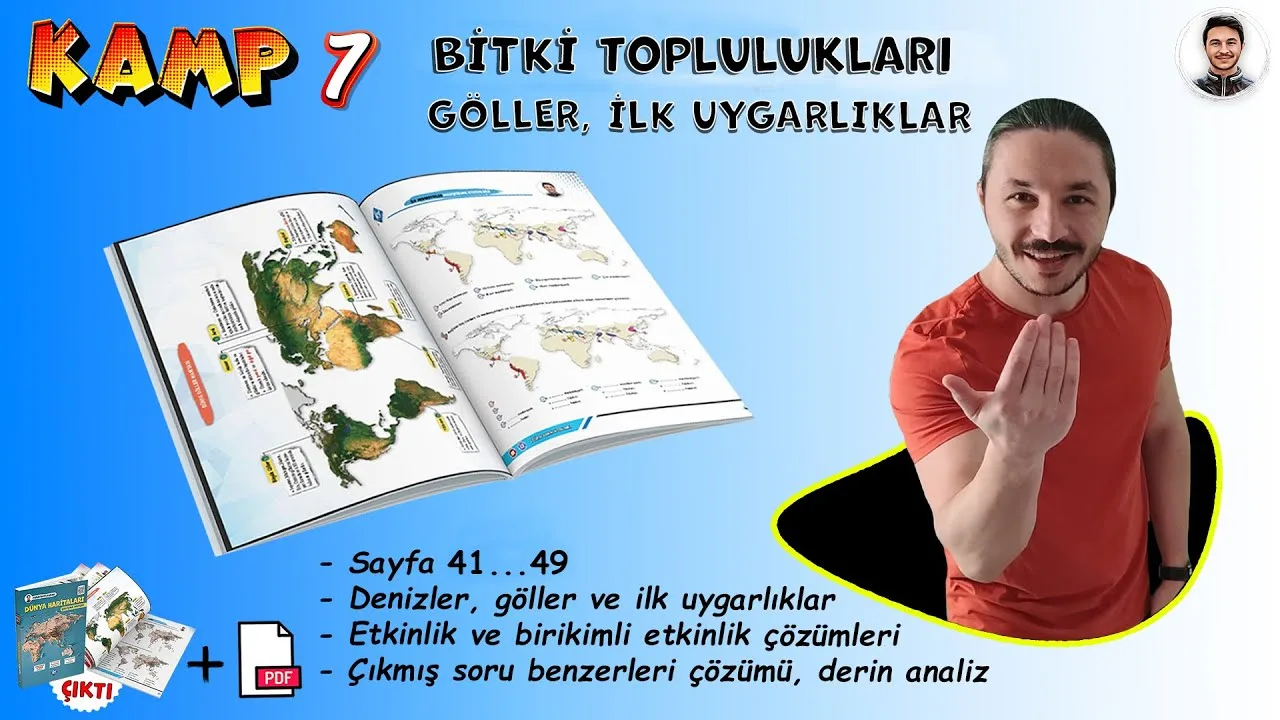 Coğrafyanın Kodları - Dünya Göller, İlk Uygarlıklar, Bitkiler Harita Bilgisi Çalışması - PDF'yi indirmek için tıklayın! COĞRAFYA DÜNYA GÖLLER İLK UYG...