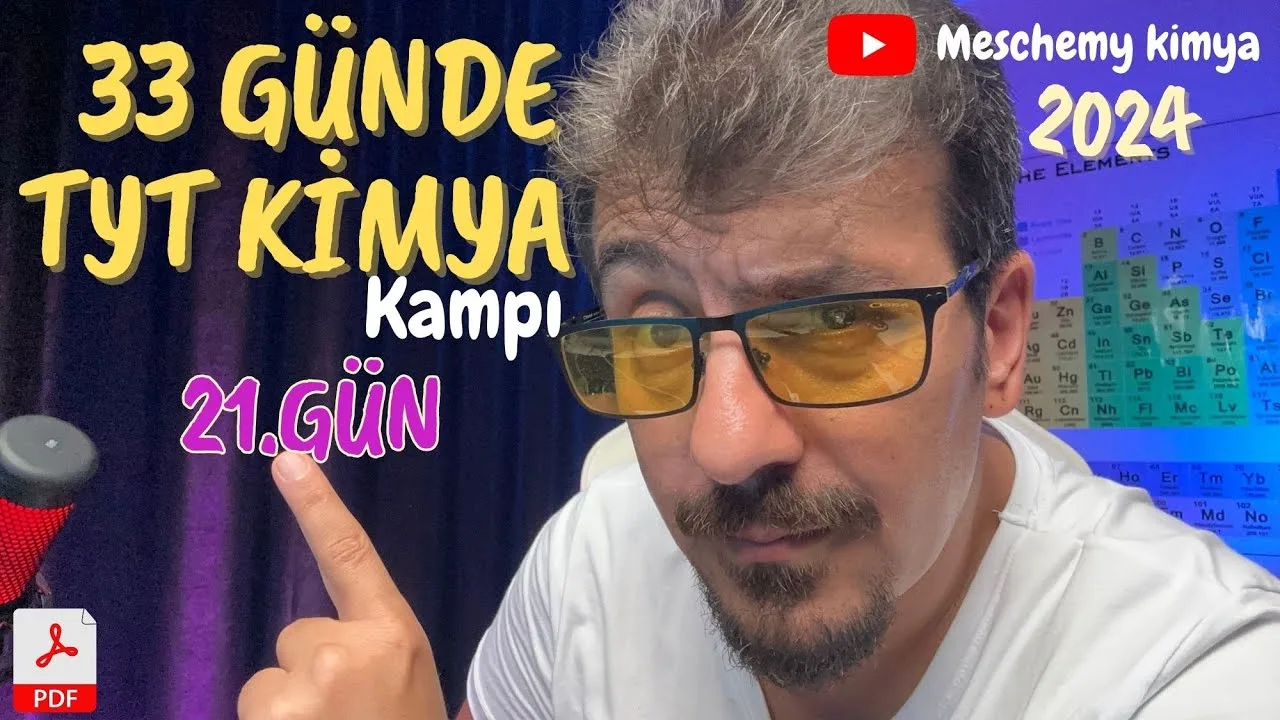 Meschemy Kimya – Kimya Kanunları ve Kimyasal Hesaplamalar 3 Konu Anlatımı PDF - PDF'yi indirmek için tıklayın! TYT KİMYA KİMYA KANUNLARI VE ...