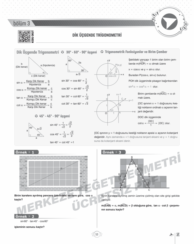 ücgenler-dik-ucgende-trigonometri-konu-anlatimı