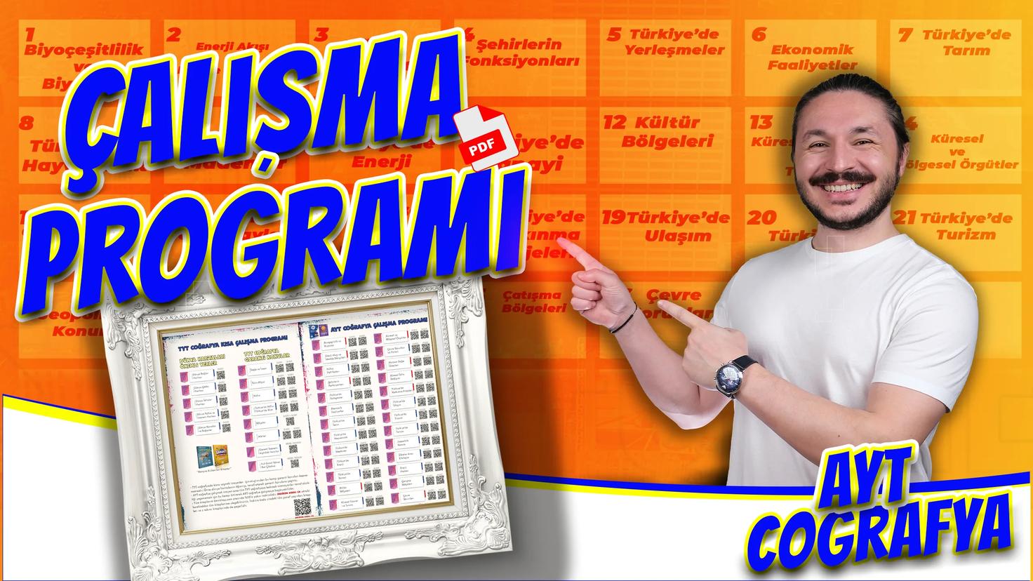Coğrafyanın Kodları AYT Çalışma Programı