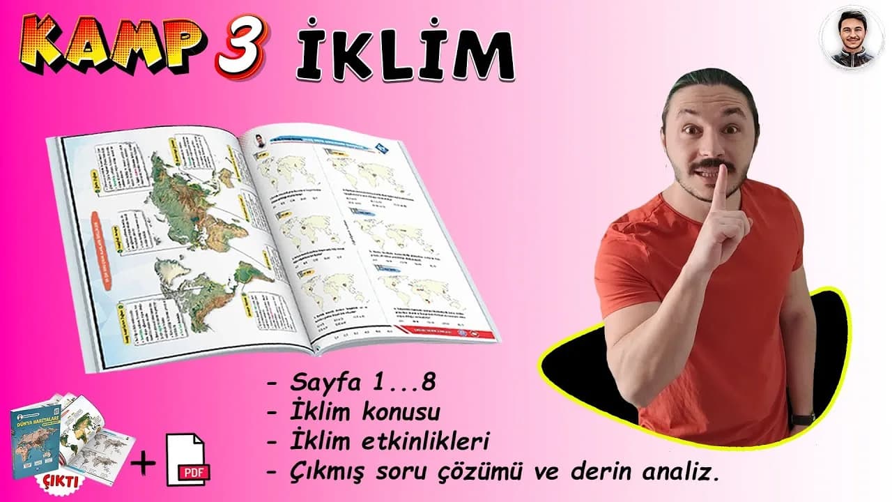 Coğrafyanın Kodları - Dünya İklimler Harita Bilgisi Çalışması