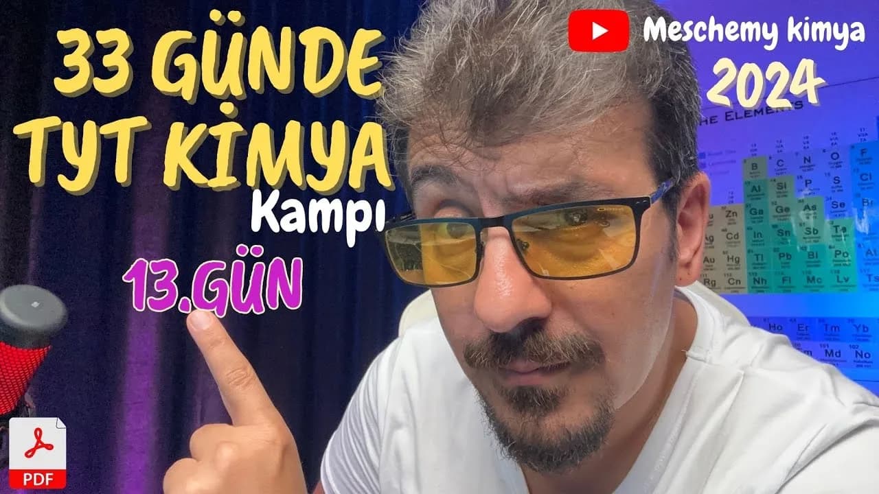 Meschemy Kimya – Maddenin Halleri 1 Konu Anlatımı PDF