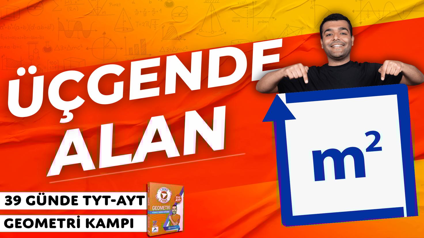 Merkeze Teğet Üçgende Alan – 39 Günde TYT-AYT Geometri kampı