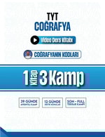 Coğrafyanın Kodları TYT Coğrafya 1 Kitap 3 Kamp Video Ders Kitabı