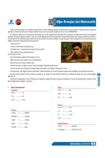 Zeduva 12 Günde Zemin Hazırla Matematik Video Ders Kitabı SML Matematik - Görsel 3