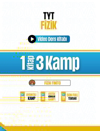 Fizikfinito TYT Fizik 1 Kitap 3 Kamp Video Ders Kitabı - Görsel 1