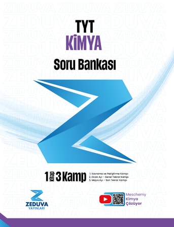 Zeduva Yayınları - TYT Kimya Soru Bankası - Meschemy Kimya - Görsel 1