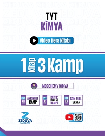 Meschemy Kimya TYT Kimya 1 Kitap 3 Kamp Video Ders Kitabı - Görsel 1