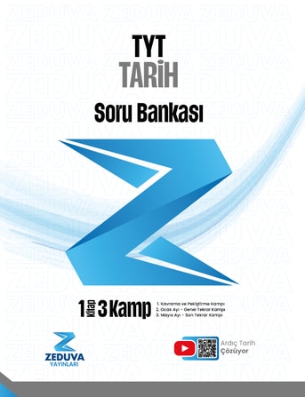 Zeduva Yayınları - TYT Tarih Soru Bankası - Ardıç Tarih - Görsel 1