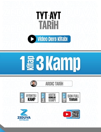 Ardıç Tarih TYT-AYT Video Ders Kitabı - Zeduva Yayınları - Görsel 1